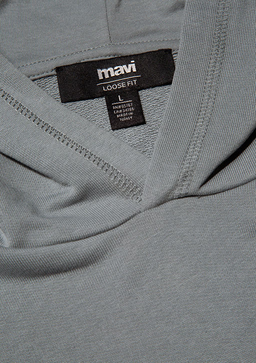 Bugs Bunny Bask?l? Gri Sweatshirt - Mavi фото 6