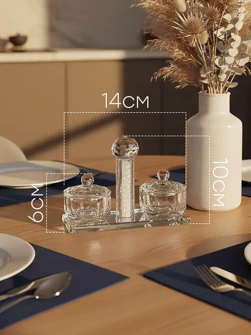 Солонки на подставке белые OLS-6797-11/6797-1