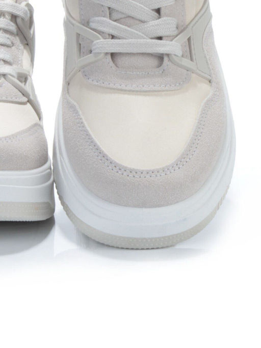 05-6029-36 GRAY/BEIGE Кроссовки женские (искусственные материалы) - No name фото 14