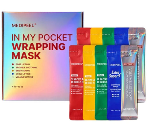 Medi-Peel In My Pocket Wrapping Mask Set 4mlx10ea - Набор масок-плёнок