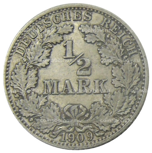1/2 марки 1909 года D Германия