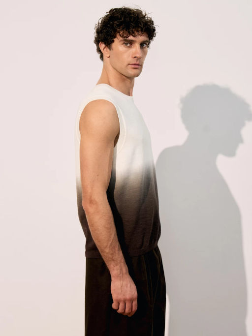 Джемпер без рукавов с добавлением льна ZR2605043308-27 / Zarina