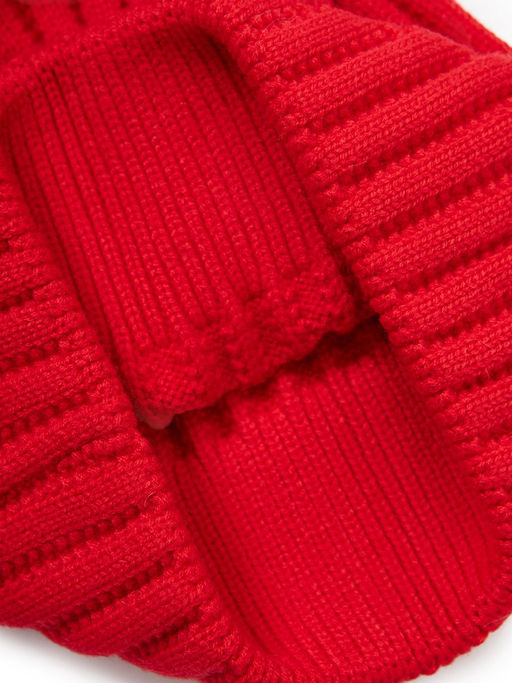 Шапка жен. виск+нейл+каш LB-A53070 red