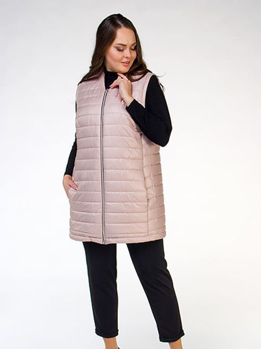 Удлиненный стеганый жилет на подкладке - Ckc collections фото 6