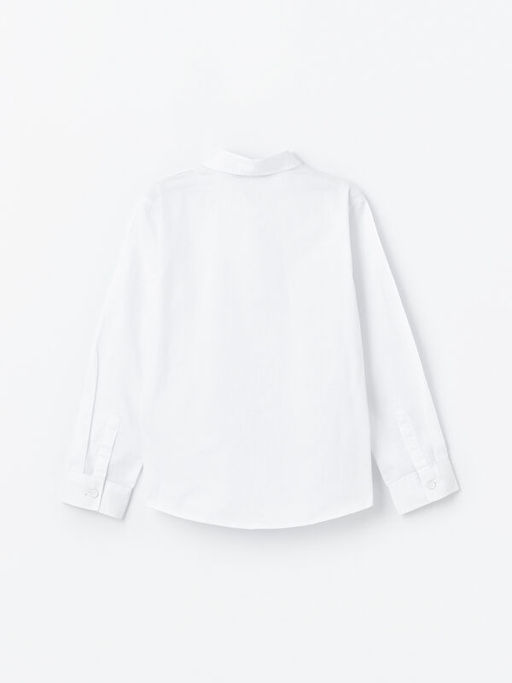 Basic Uzun Kollu Erkek ?ocuk G?mlek