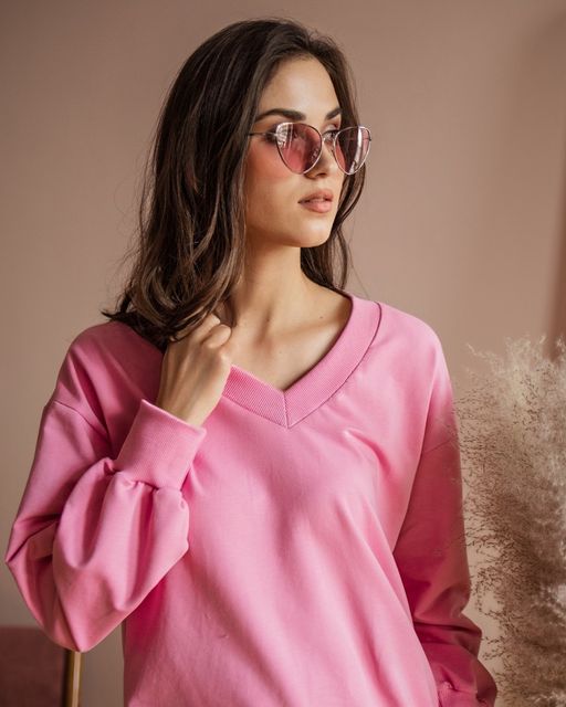 Свитшот с V-образным вырезом 93.4.2 - Elena sorti фото 5