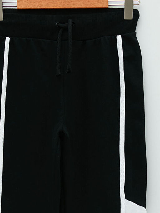 Beli Lastikli Bask?l? K?z ?ocuk Jogger E?ofman Alt? - Waikiki фото 3