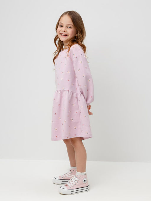 КР 5922/фламинго,мини розочки платье для дев - Crockid фото 4