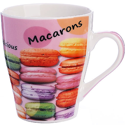 25971 Кружка 340мл Макаруны (мин.4шт)LR(х36) - Mayer&boch фото 3