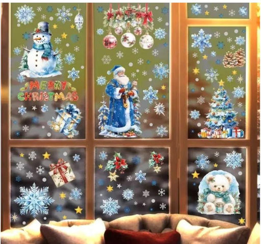 Наклейки на окна ДВУСТОРОННИЕ. 9листов - Family фото 4