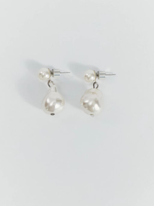 Серьги с искусственным жемчугом / Zarina