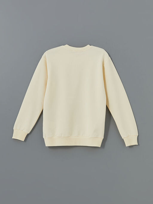 Bisiklet Yaka Bask?l? Erkek ?ocuk Sweatshirt - Waikiki фото 2