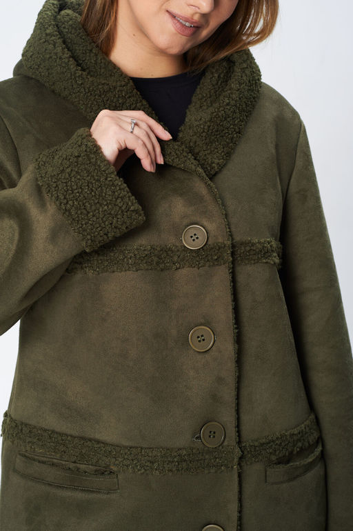 Пальто Diamant 1939 олива фото 4