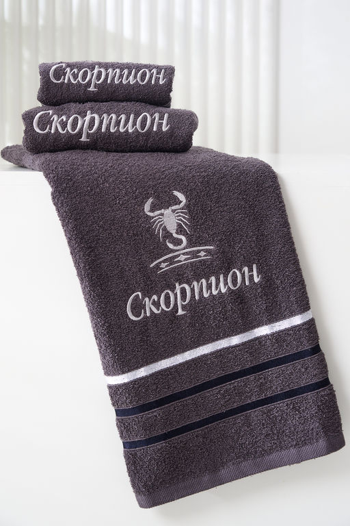 14418/10 Знаки зодиака полотенце махровое плотность 350гр