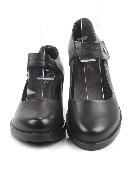 06-DHL104-D1 BLACK Туфли женские (натуральная кожа)