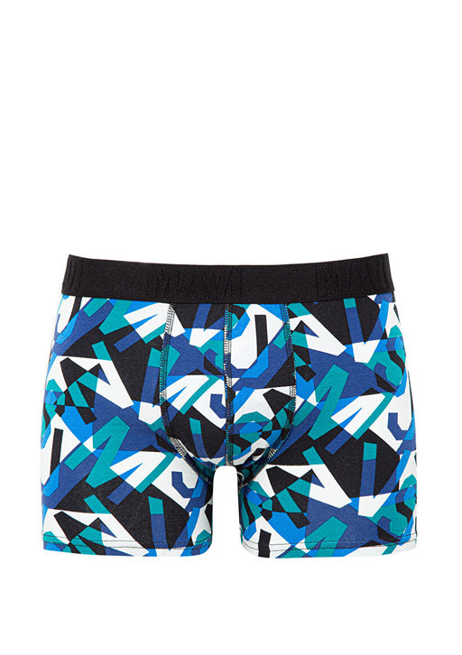 Bask?l? Lacivert Boxer