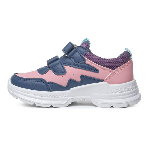 3A4222 Кроссовки для девочек иск.кожа текстиль ПУ литьевой - Юничел фото 3