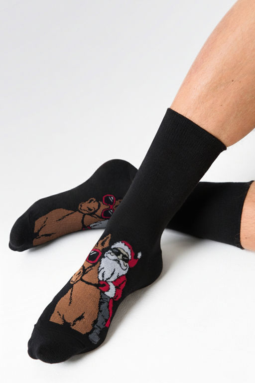 Носки мужские Мороз на коне - Berchelli фото 5