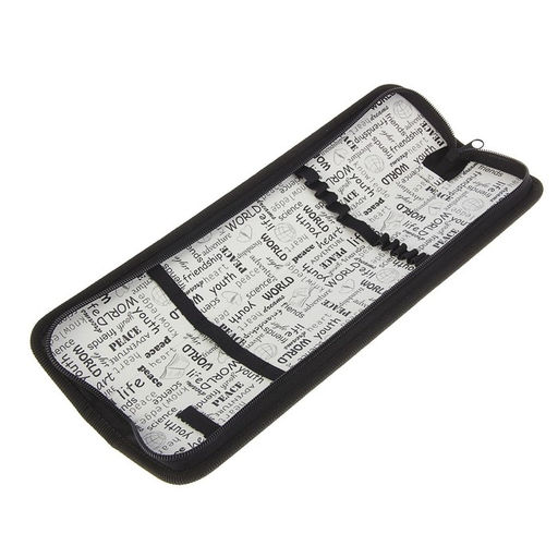 Пенал для кистей, 340×70 мм, экокожа, «Оникс», ПКЗ 08-50, чёрный