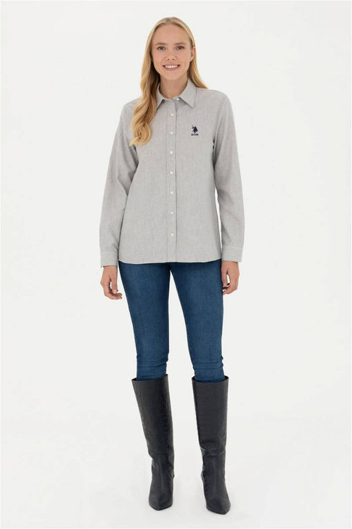 Женская рубашка с длинным рукавом Stone - U.s. polo assn фото 11