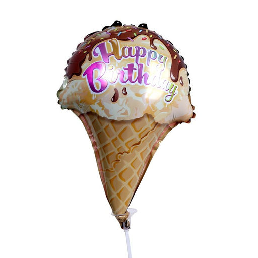 Цена за 5 шт. Шар фольгированный 12" «Мороженое»