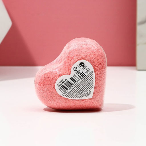 Бомбочка для ванны Love, 130 г, аромат сочного персика, Чистое счастье