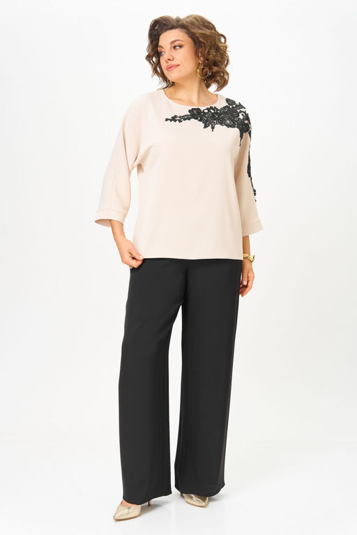 Костюм Rumoda 2278 бежевый, черный