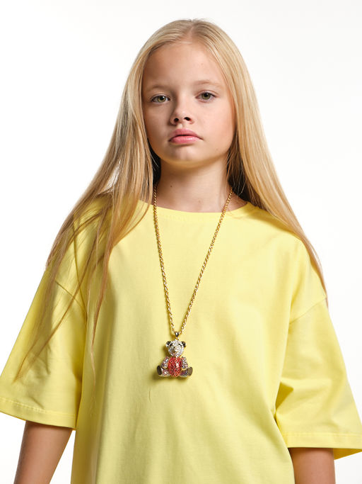 Подвеска Мишка в стразах PR1323