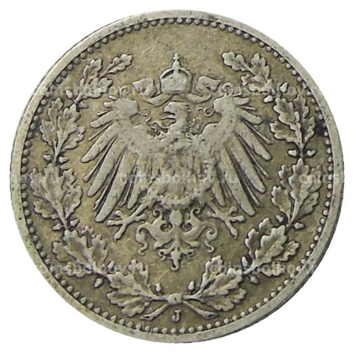 1/2 марки 1905 года J Германия