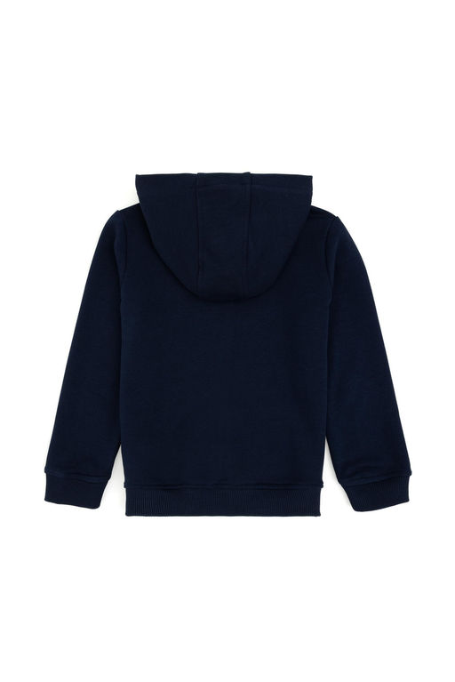 Базовый свитшот темно-синего цвета для мальчика Неожиданная скидка в корзине - U.s. polo assn фото 2