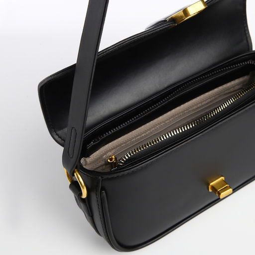 Сумка женская TEXTURA, маленький размер, цвет черный  фото 7