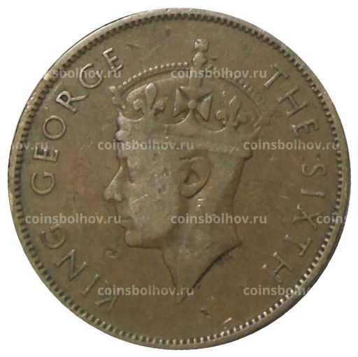 1 цент 1950 года Британский Гондурас