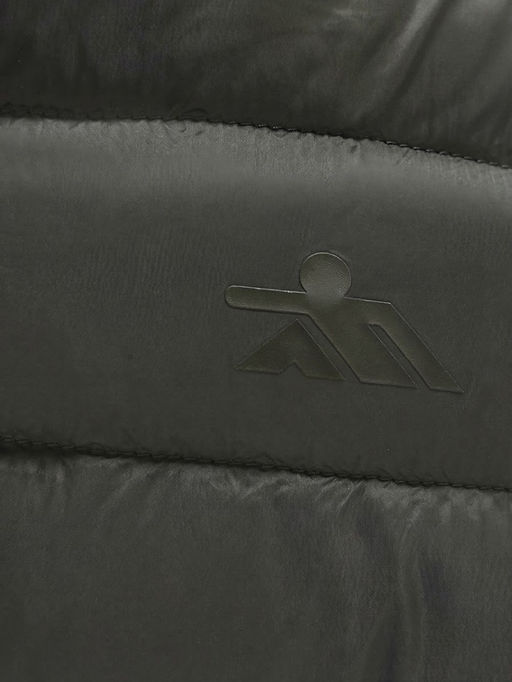 Куртка мужская гибридная стёганая с капюшоном с графеновой подкладкой цвета хаки 9621_1Kh