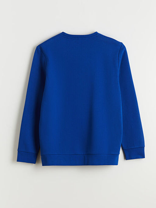 Bisiklet Yaka Erkek Sweatshirt
