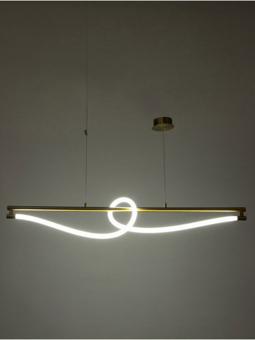 Светильник потолочный BayerLux «Аланед», LED, 38 Вт, 3000-6000К, бронза, 120×40×31-181 см