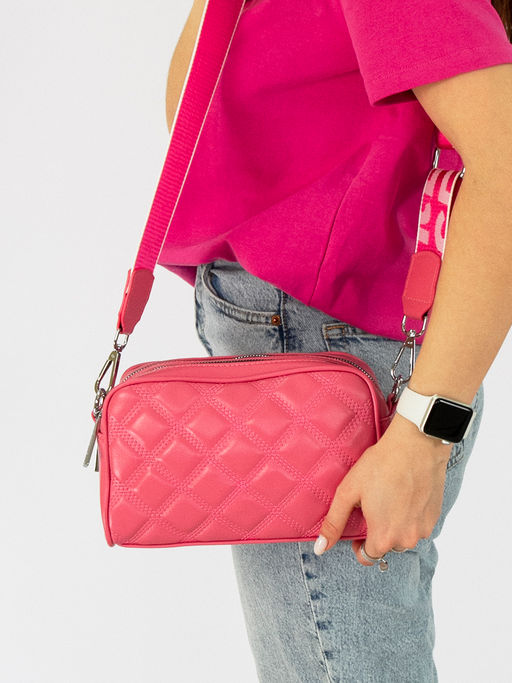 LACCOMA сумка P3149-фуксия эко кожа полиэстр  фото 7