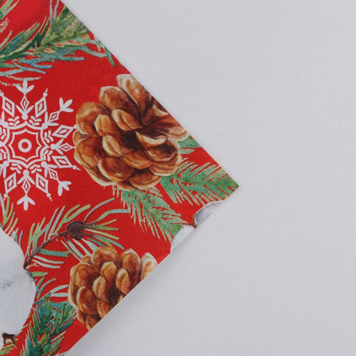 Цена за 10 шт. Бумага упаковочная глянцевая двухсторонняя Хлопок, 70 100 см - Дарите счастье фото 5