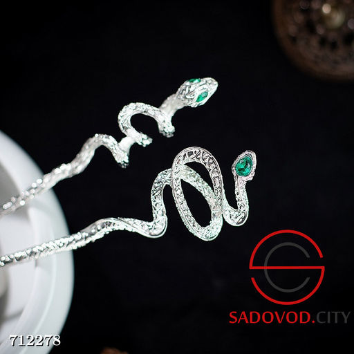 Китайская шпилька для волос с камнями - Bruno фото 5