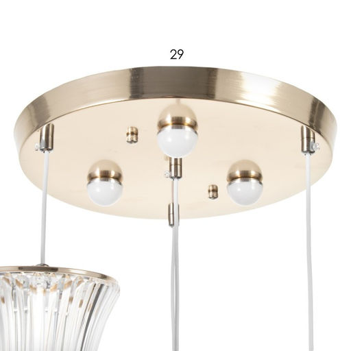 Светильник BayerLux «Медея» 4LED+3LED 41 Вт ПДУ золото 40×40×100 см