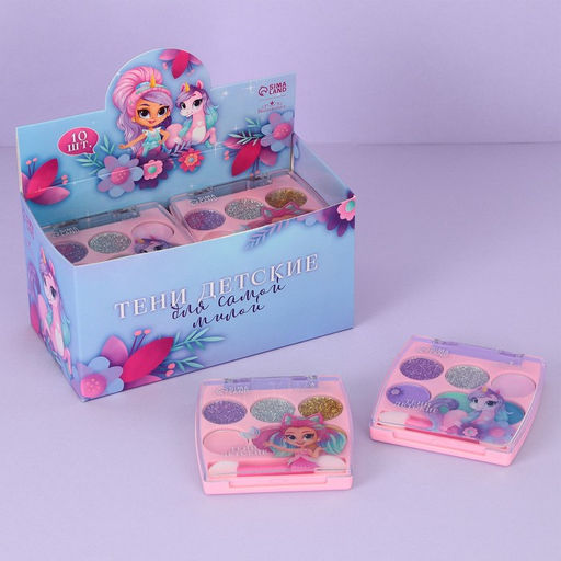 Тени детские «‎Для самой милой», МИКС 6 цветов