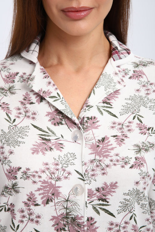 Пижама женская из футера Салли укроп