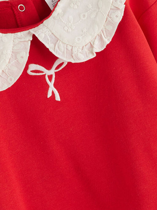 Bebe Yaka K?z Bebek Sweatshirt