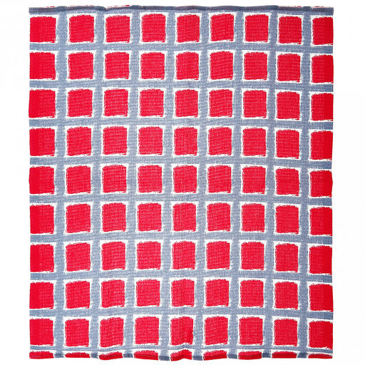 Полотенце кухонное 50х60см "Розовая клеточка", вафельное полотно 180г/м2, хлопок 100%, без упаковки, "Домашняя мода" (Россия)