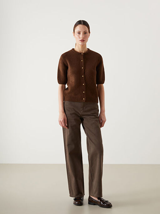 Bisiklet Yaka Kad?n Triko H?rka