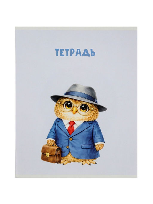 Набор тетрадей из 5 штук, 36 листов в клетку Calligrata «Совушки», блок офсет, 5 видов