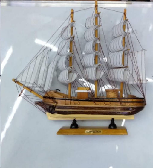 Макет парусного корабля 32х32 см / 6806G /уп 18/