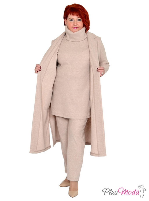 Жилет Модель №1433 размеры 44-84 - Plusmoda фото 6