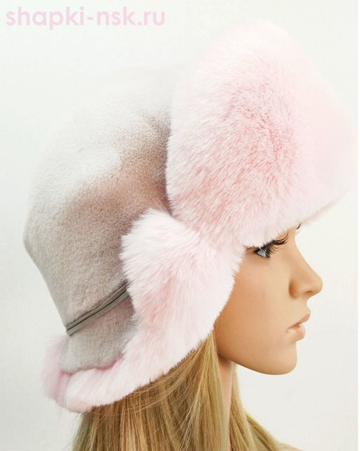Север экомех кролик Ушанка женская (56-58)