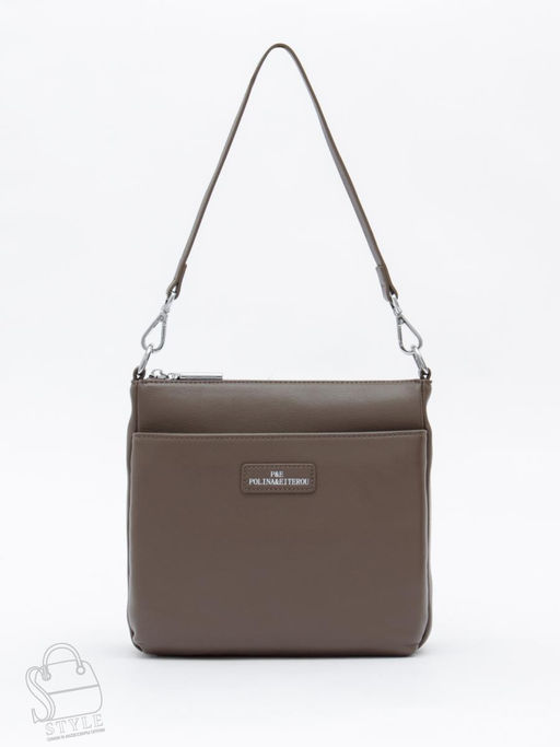 Сумка женская кожаная 2378Y d.apricot Polina&Eiterou