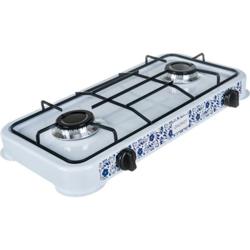 Плитка газовая Energy EN-002, 2 конфорки, белая